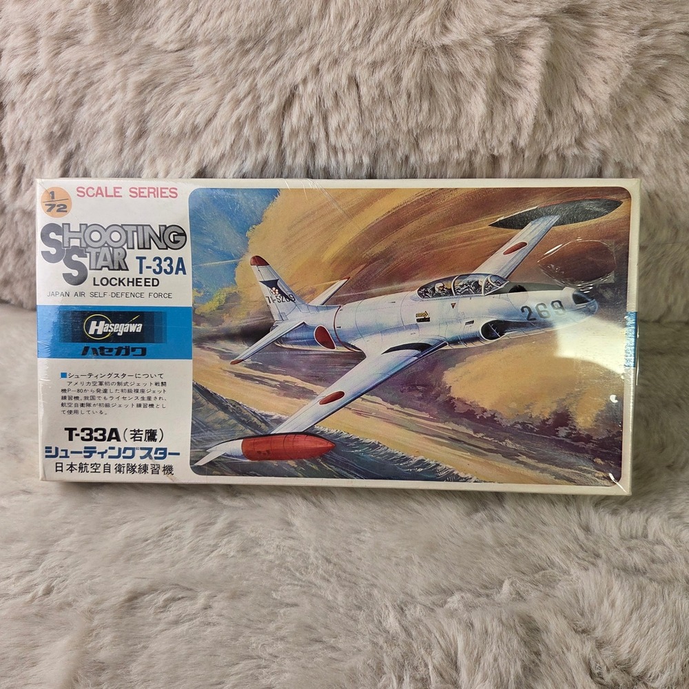Hasegawa Lockheed T-33A Shooting Star 1/72 Scale Model Kit JASDF A18 Sealed
